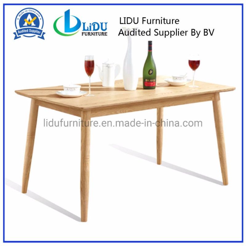 Dining Room Dinner Table with Oak Wood Coffee Table Dining Table with Cheap Price Wooden Dining Table with Chair