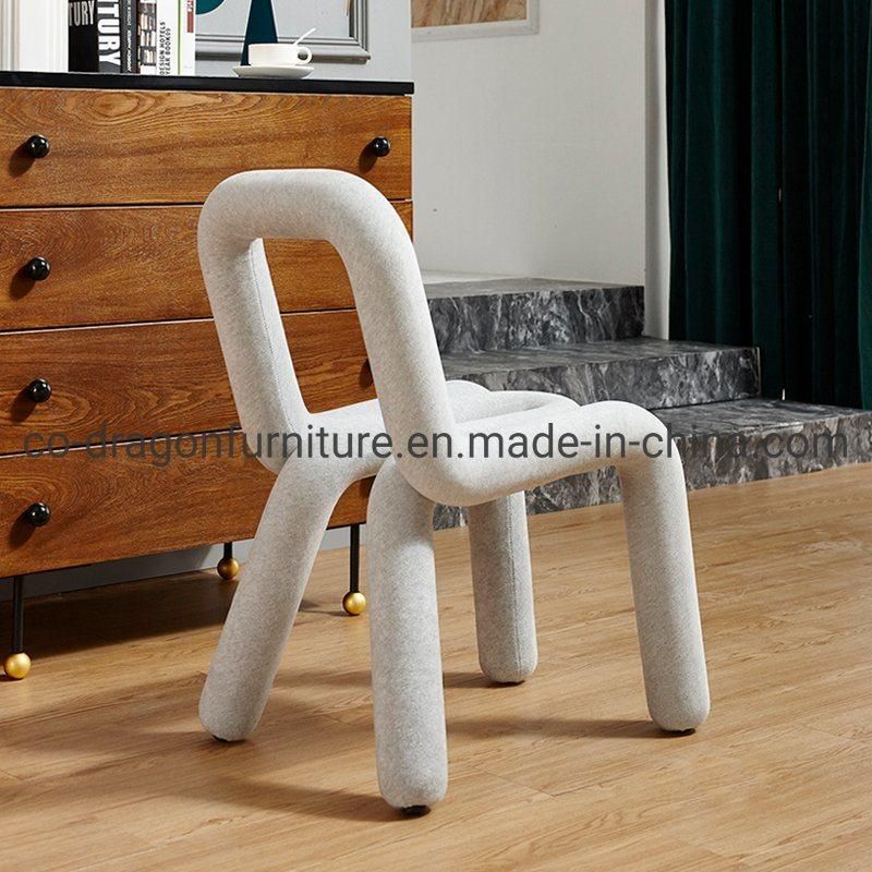Fashionable Unique Design Fabric Steel Dining Chair for Dining Furniture