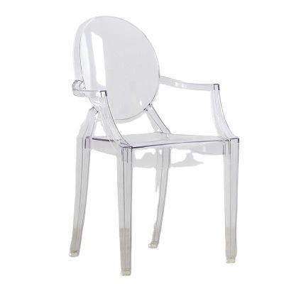 Sillas New Design Plastic Transparent Dining Room PC Stackable Chair