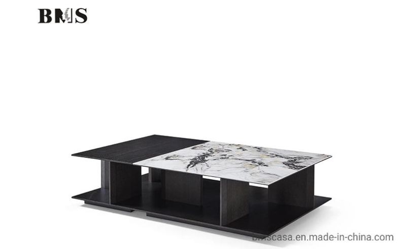 China Home Furniture Living Room Modern Coffee Table with Sintered Stone Top