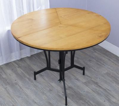 Solid Pine Wood Folding Table with High Quality