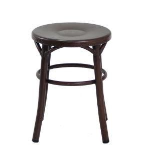626-H45-St Thonet Stool in Wooden Finish
