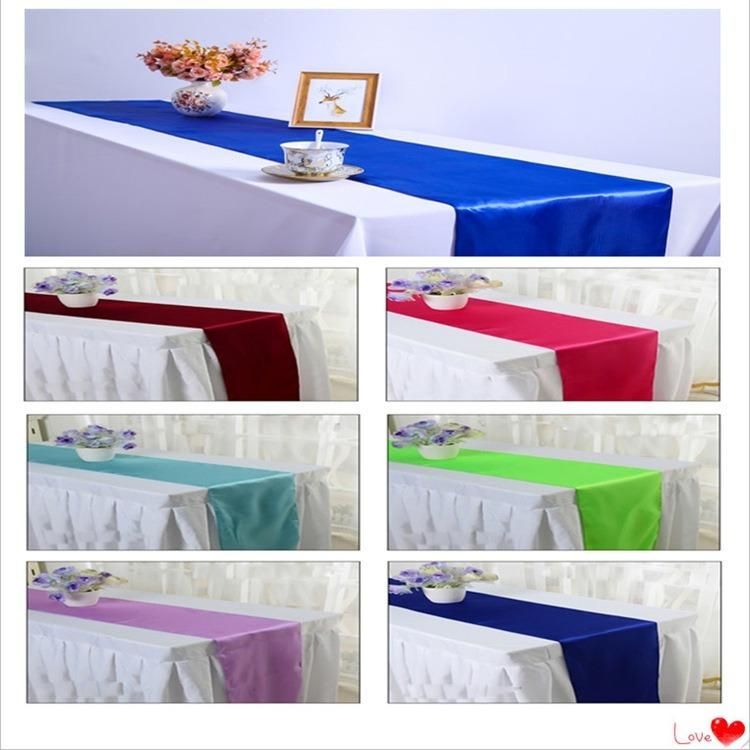 Popular Pink Color Linen Table Cloth for Event Wedding Banquet Planning