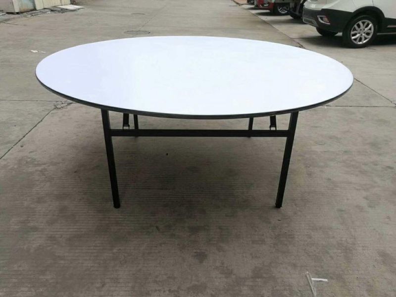 Wedding Party Event Rental Rectangle PVC Plywood Melamine Folding Table