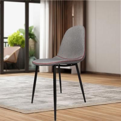 Velvet Dining Chairs with Metal Legs Upholstered Back and Cushioned Seat Lounge Chair for Living Room Bedroom
