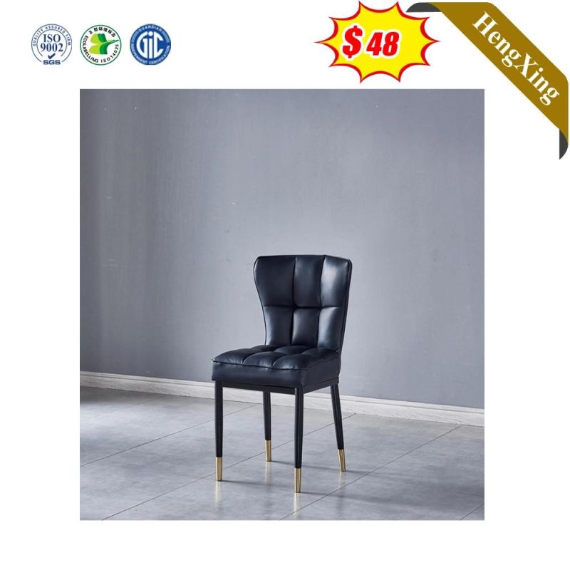 Wholesale Modern Leather Luxury Hotel Banquet Furniture Metal Frame Restaurant Dining Chair