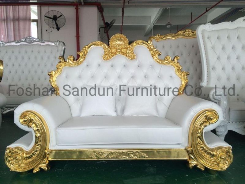 10 Years Experience Factory Wholesale Wedding Event Throne Sofa for Bride