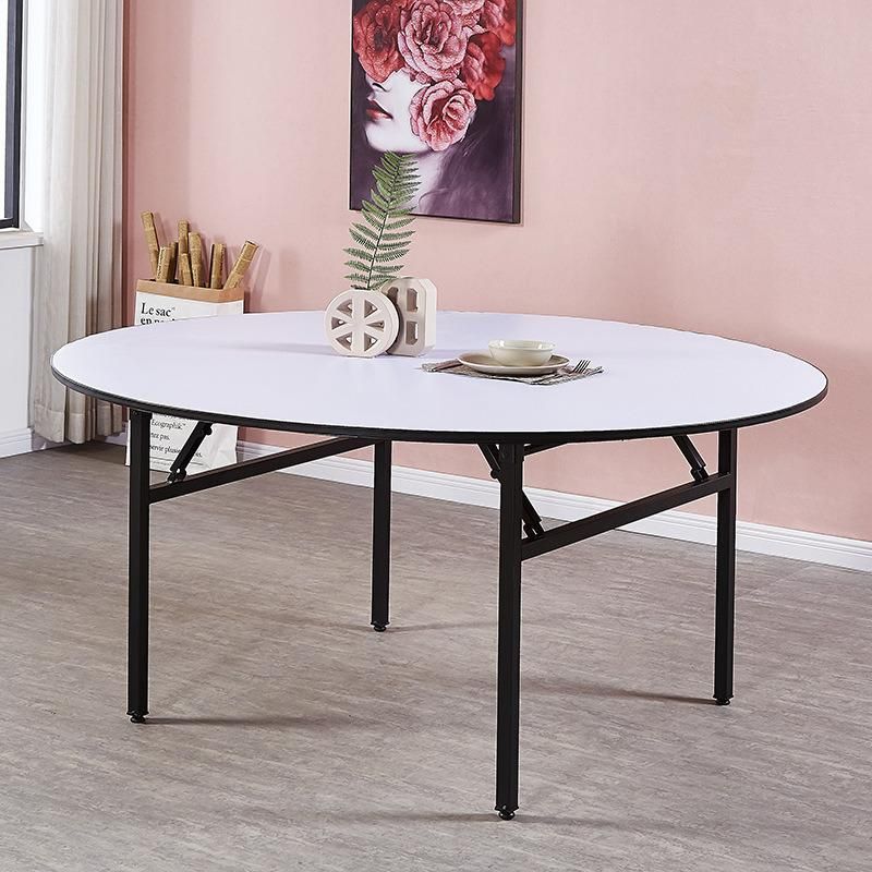Factory Wholesale Foldable Restaurant Dining Banquet Meeting Training Folding Table