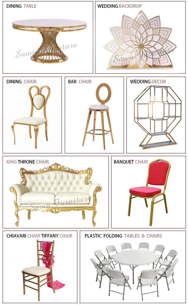 Hot Sale Wedding Using Transparent Resin Chivari Chair