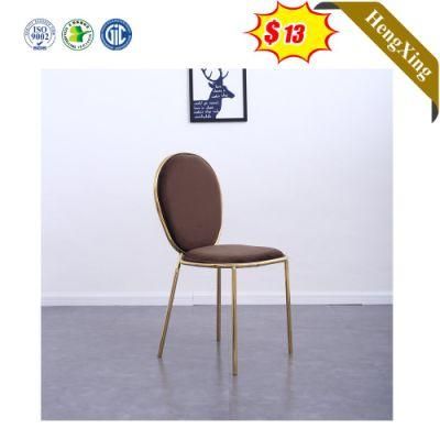 Modern Metal Frame Steel Dining Room Hotel Restaurant Furniture Banquet Velvet Sofa Chair