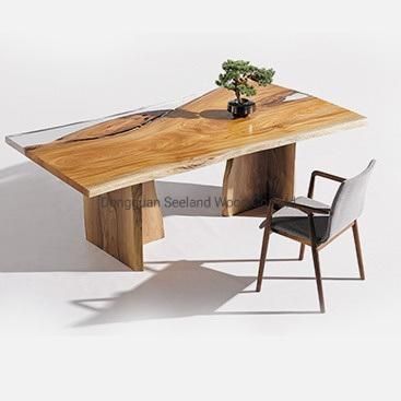 Solid Wooden Countertop / Round Table Top / Coffeetable /Console Table/ Natural Wood Table with Live Edge