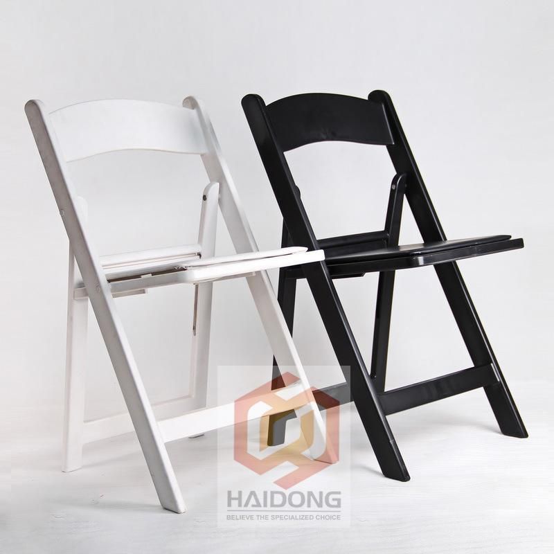 White Color Resin Plastic Event Wedding Folding Banquet Dining Chairs