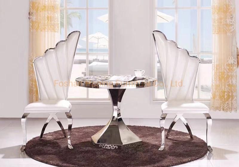 High Quanlity Royal Gold Wedding Throne Chair Luxury Butterfly Back Stainless Steel Event Chairs