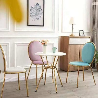 Hot Sale Low Price High Quality Britain Standard Flannel Leisure Restaurant Dining Chair for Wholesale