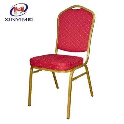 Dining Room Chair Hotel Luxury Gold Frame Wedding Chair