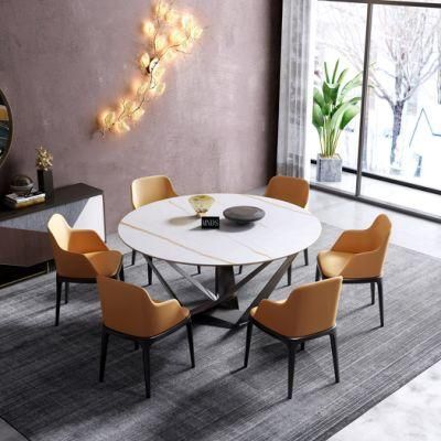 Modern Home Furniture Dining Restaurant Marble Leisure Living Room Dining Round Table