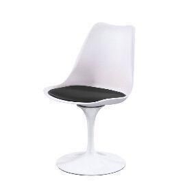 Home Furniture Tulip with Metal Legs Plastic Dining Chair Price for Sale