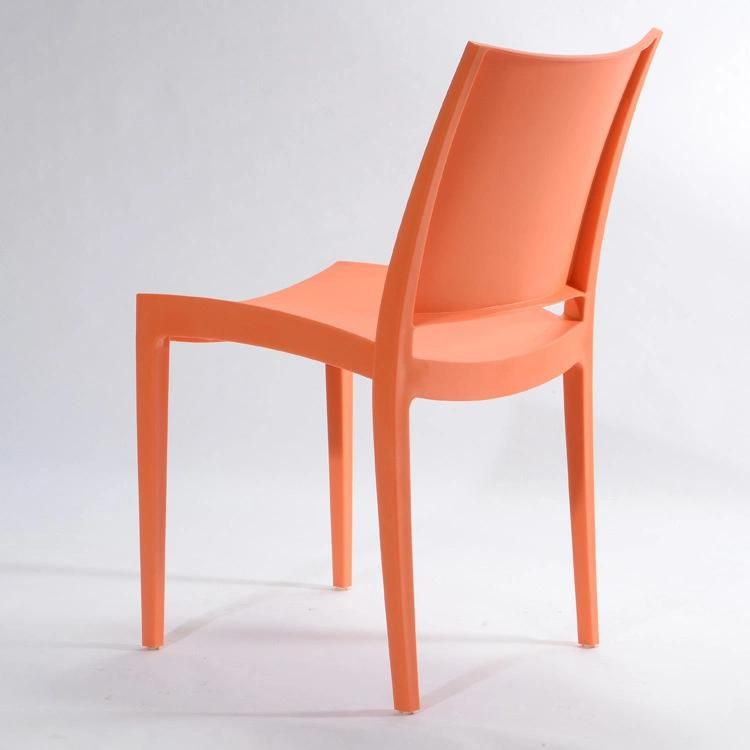 Portable Multipurpose Garden Chairs Nordic Premium Plastic Home Yellow Dining Chair