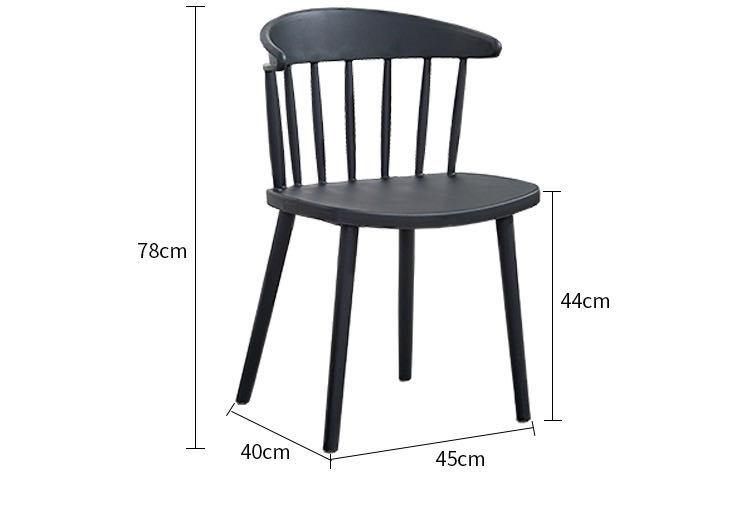 Cheap Price Home Furniture Plastic Multi-Color Design Dining Chair