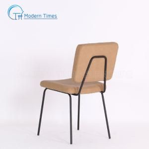 Outdoor Furniture Nordic Minimalist Design PP Seat Black Lacquered Legs Outdoor Dining Chair