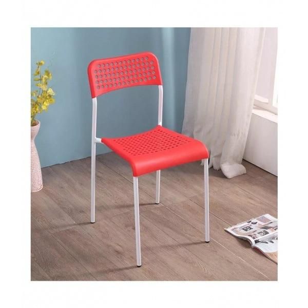 Metal Leg PP Plastic Kd Easy Take Stackable Dining Chair