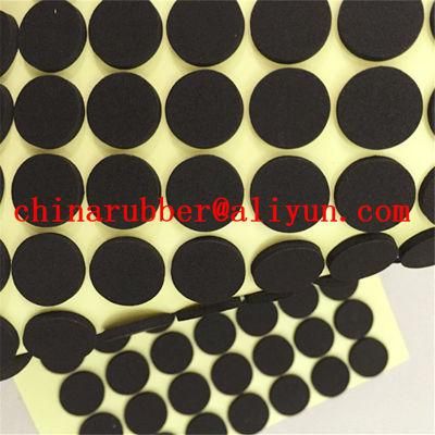 Round Heavy Duty Screw on Anti-Sliding Felt Pad for Wooden Furniture Chair Tables Leg Feet Pads