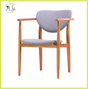 Design Chair Wooden Armchair Chair Dining Chair with Fabric Seat Pad