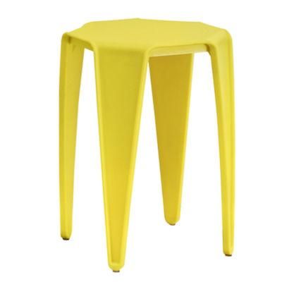 Leisure PP Chaises Cafe Dining Room Colorful Plastic Stool Dining Chair