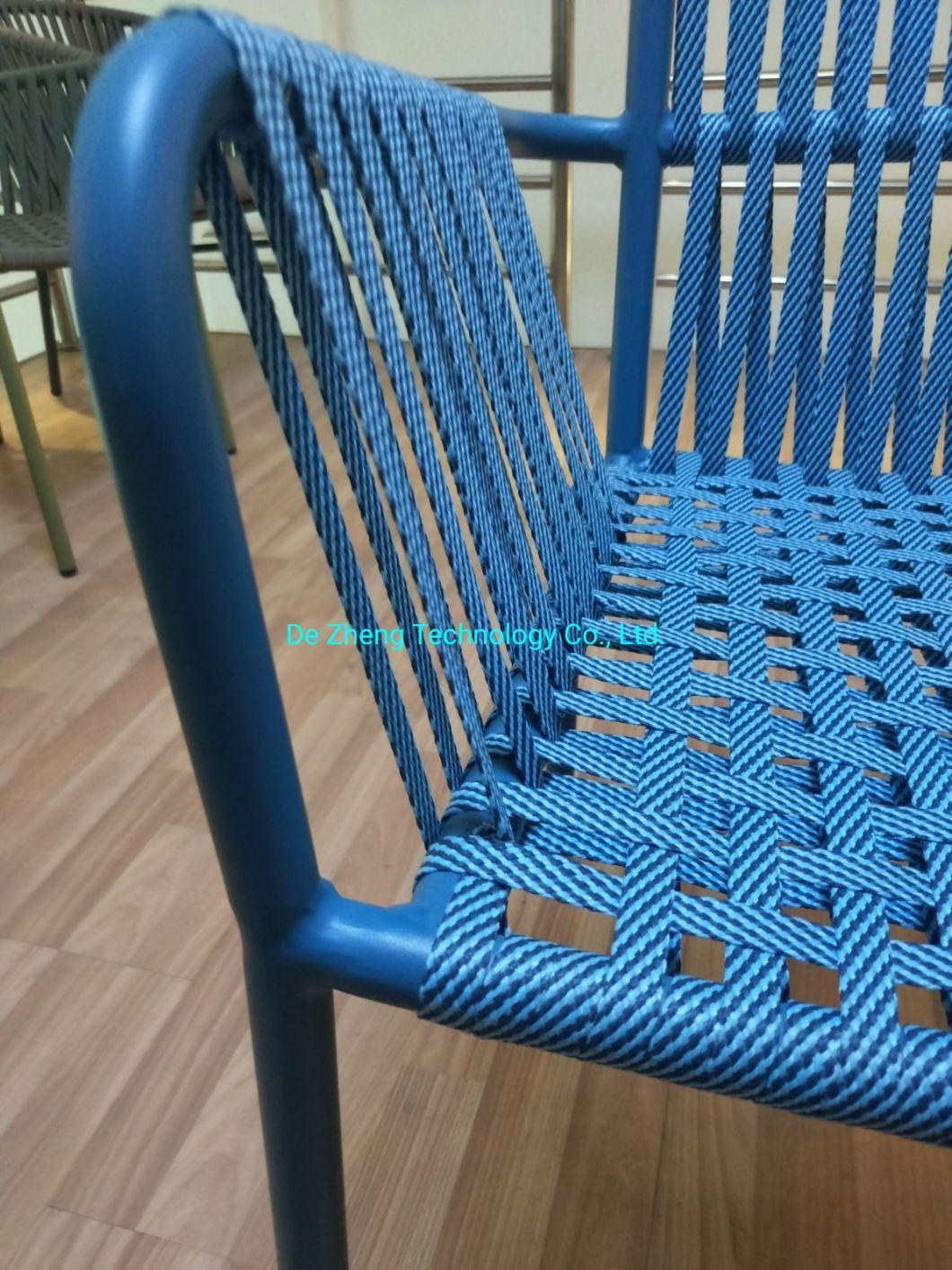 Modern Luxury Patio Rattan Wicker Restaurant Table Dining Chairs Set Aluminum Casting Outdoor Garden Furniture Sets