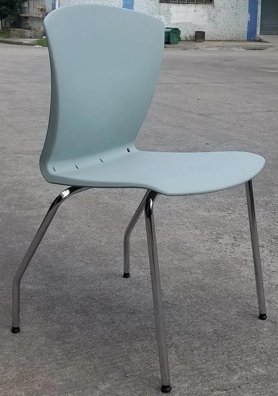 Modern Furniture Metal Leg Plastic Student Chair