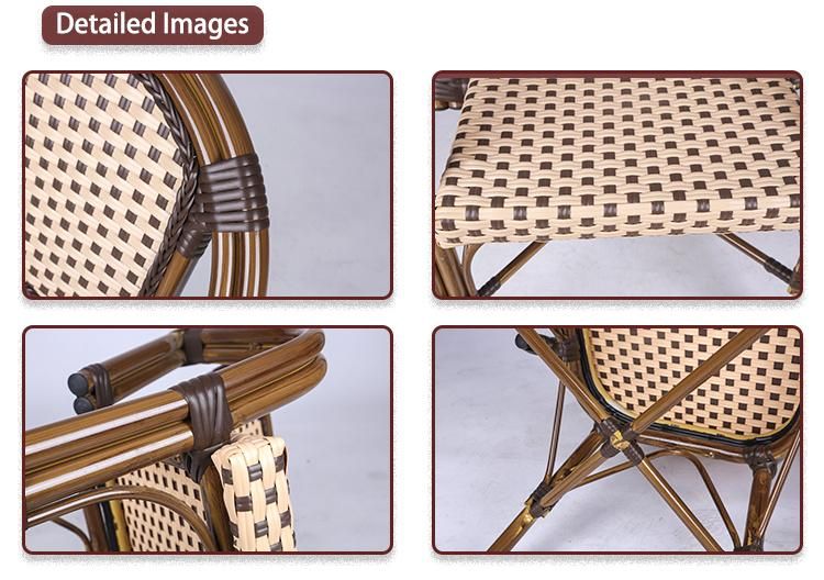 (SP-OC426) Wholesale Hot Sale Aluminum Frame with PE Rattan Outdoor Dining Chair