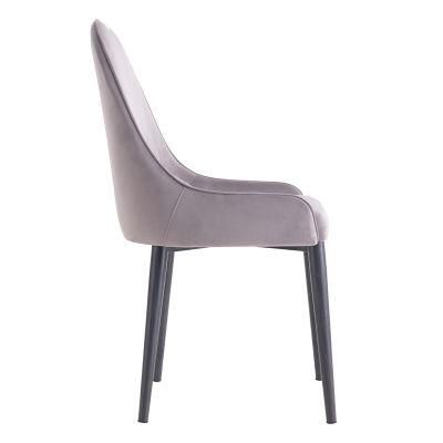 Modern Nordic Luxury 2020 Furniture Upholstered Chairs Sillas Francesas Home Backrest Desk Study Velvet Dining Chair