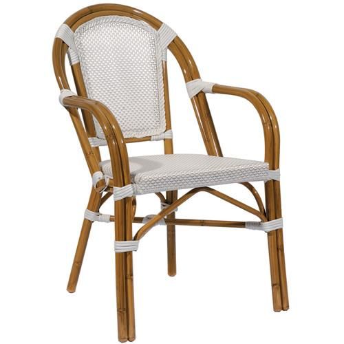Colorful Stackable Bamboo Looking Dining Chair