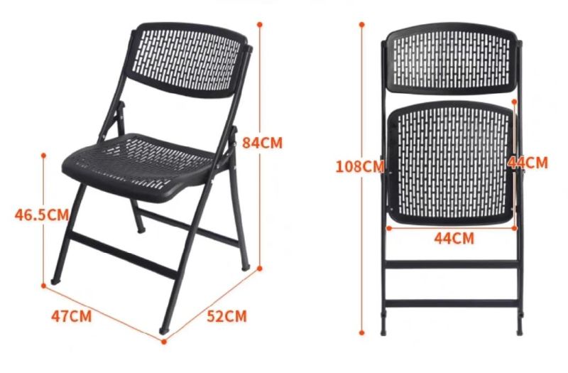 Morden Outdoor Furniture Plastic Dining Mesh Folding Chairs