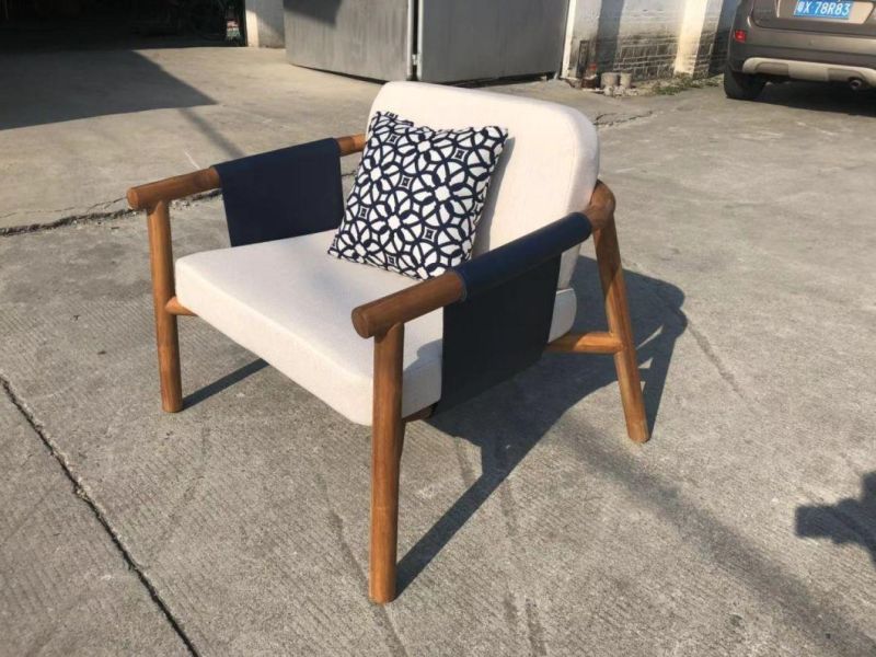 Outdoor Teak Wood Lounge Leisure Arm Chair
