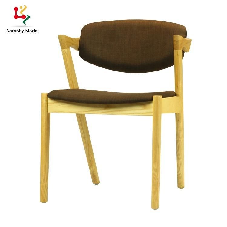 Simple Design with Fabric Upholstered Modern Restaurant Dining Chair