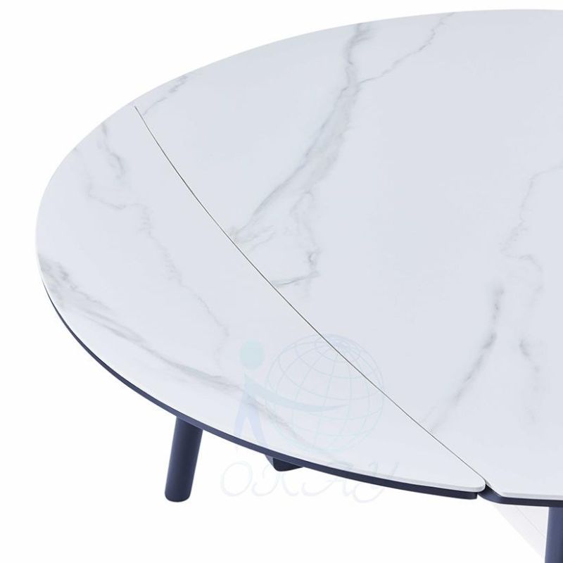 Good Quality Light Luxury Rock Plate Dining Table Simple Marble Rectangular Dining Table