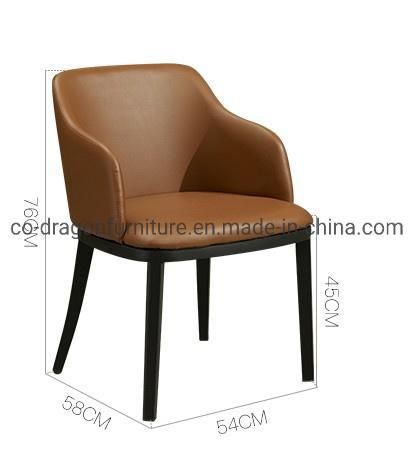 High Quality New Design Home Furniture Wooden Leather Dining Chair