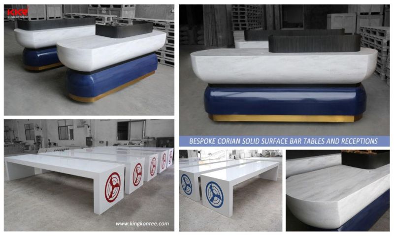 Solid Surface Bar Countertop for Luxury Yacht
