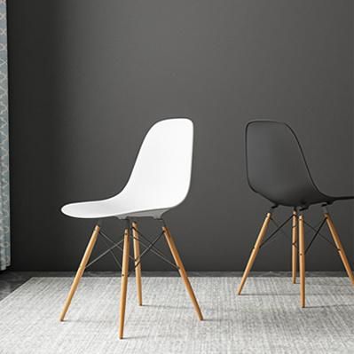 Nordic Modern Luxury Cafe Wood Legs Chairs for Home