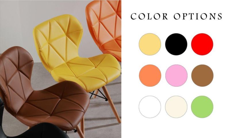 Wholesale Nordic Colorful Stackable Lesiure Plastic Dining Chair