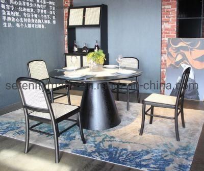 Commercial Modern Restaurant Furniture Black Wooden Dining Chairs