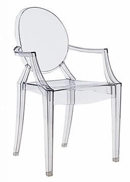 Stackable Plastic Clear Louis Ghost Chair