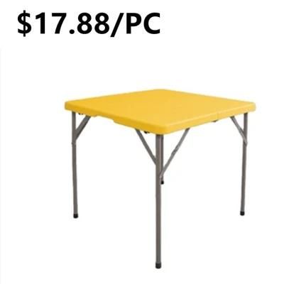 Modern Renctangle Indoor Restaurant Meeting Training Dining Gamping Folding Table