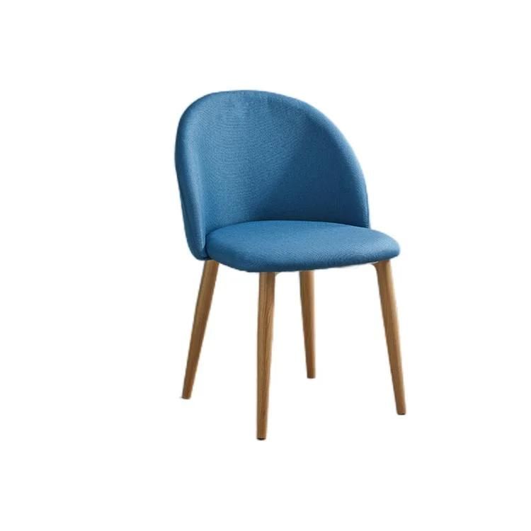 Modern Colorful Banquet Hotel Leather Silla Metal Leisure Dining Chair