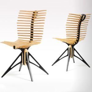Cafe Leisure Wooden Chair Design High Back Office Modern Ergonomic Chair