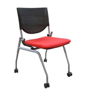 Modern Furniture Metal Leg Plastic Folding Meeting Training Chair