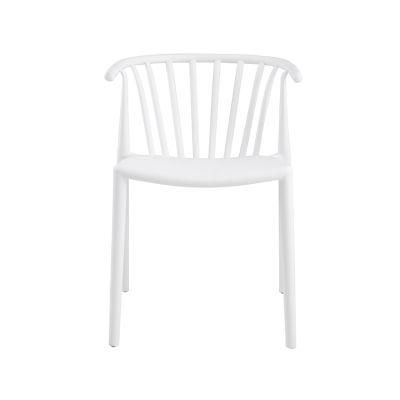 New Italy Design Modern Plastic PP Outdoor Living Room Dining Chairs for Cafe and Hotel