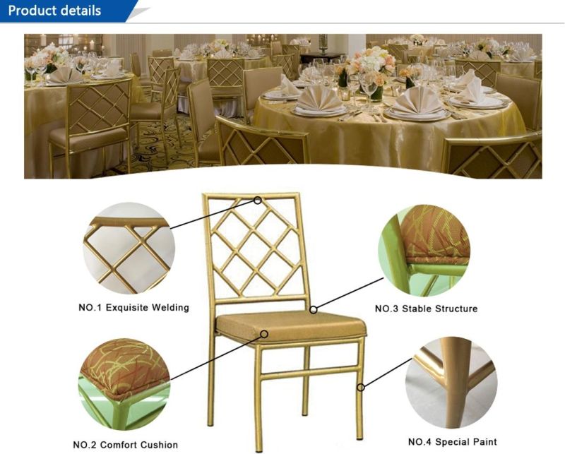 Royal Elegant Special Design Used Cross Back Chiavari Chairs