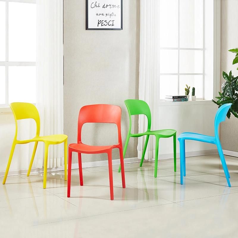 Colorful Stacking PP Plastic Chair for Outdoor Wedding and Event